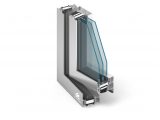 okno aluminiowe przekrój